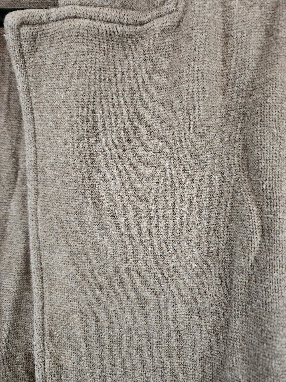 Quince Taupe Brown Knit Blazer Jacket - Picture 4 of 5